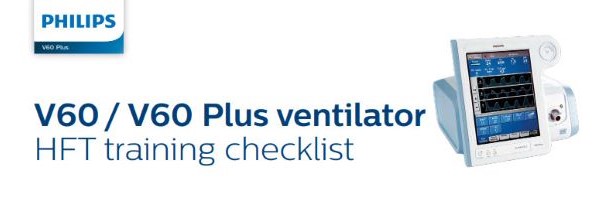 V60 / V60 Plus HFT training checklist